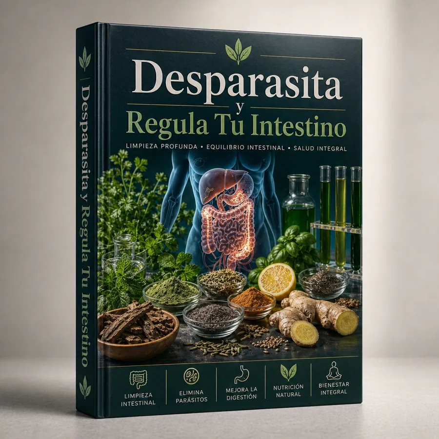Portada del libro Desparasita y Regula Tu Intestino