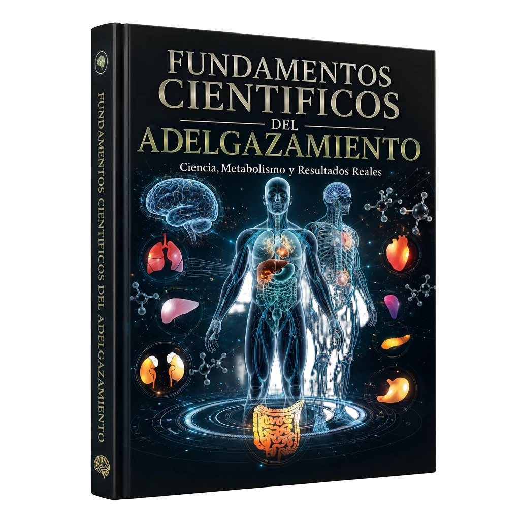 Mockup de la guía Fundamentos Científicos del Adelgazamiento